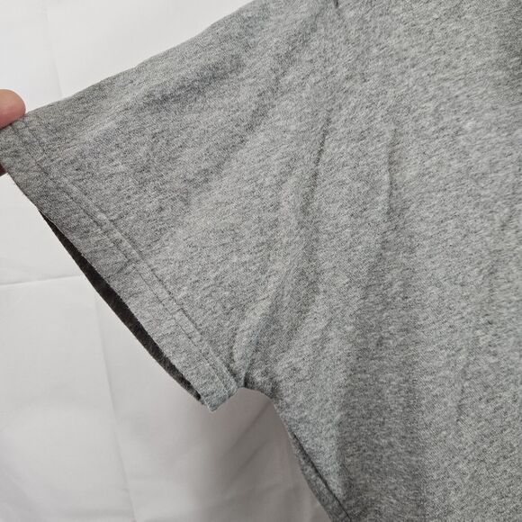 Nike Hoodie Womens S Small Gray Funnel Cowl Pullover Short Sleeve 8039 - Picture 2 of 7